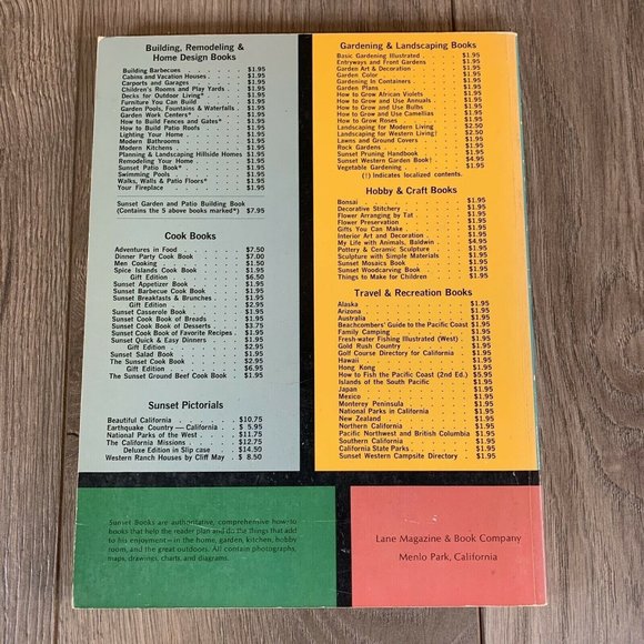 Sunset Travel Guide Books. NorCal. 1978 & Pacific NW/B.C. 1966.  Lot of 2 Vtg. - Picture 8 of 9